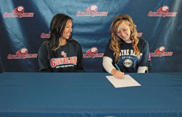 Softball siblings sign with NDNU