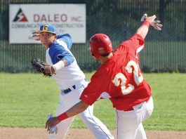 BASEBALL: Mustangs alone in second after 7-4 victory