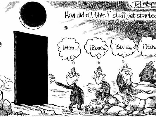 Editorial cartoons: iEvolve