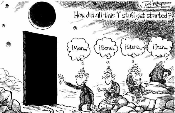 Editorial cartoons: iEvolve