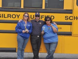 Gilroy school bus drivers take top honors at annual Roadeo