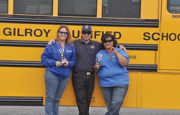 Gilroy school bus drivers take top honors at annual Roadeo