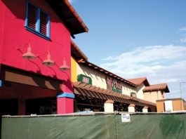 Sparks fly over store colors