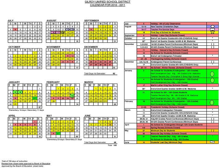 Board extends school calendar by one week | Gilroy Dispatch | Gilroy, California