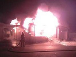 Mobile home catches fire on New Year’s Eve