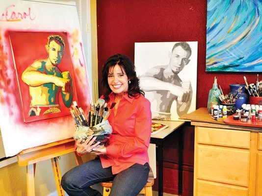 Spice 2010: Woman of they year has Gilroy as her canvas