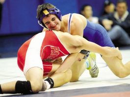 WRESTLING: Mustangs take first at TCAL tourney, 13 grapplers advance to CCS