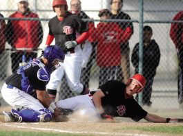 BASEBALL: Better ball game, same result, as Balers beat Mustangs, 7-3