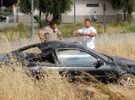 Gilroy man walks away after rollover crash