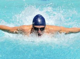 SWIMMING: Mustangs save their best for last