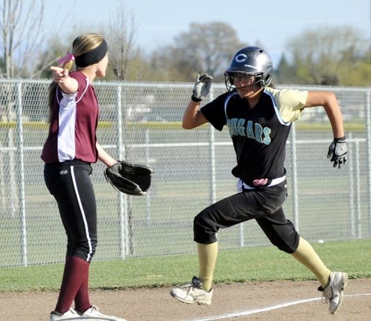 SOFTBALL: Cougars thump Bulldogs, 7-1