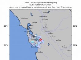 3.4 quake strikes north of Morgan Hill