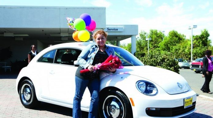 Gilroy woman wins VW Beetle
