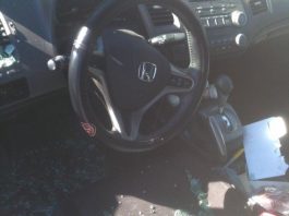 Car chase for wanted felon leads to crash, student left with smashed car