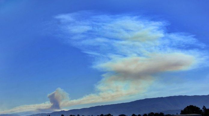 Calfire’s prescribed burn is visible throughout region