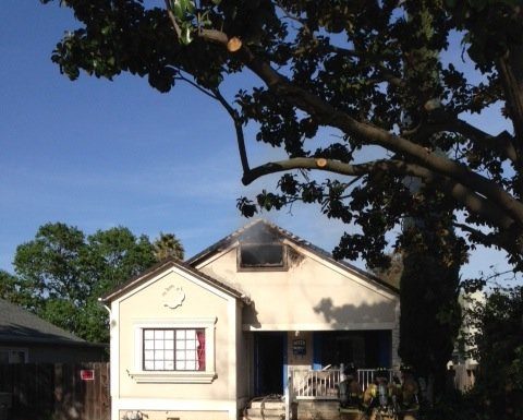 House fire on Church Street