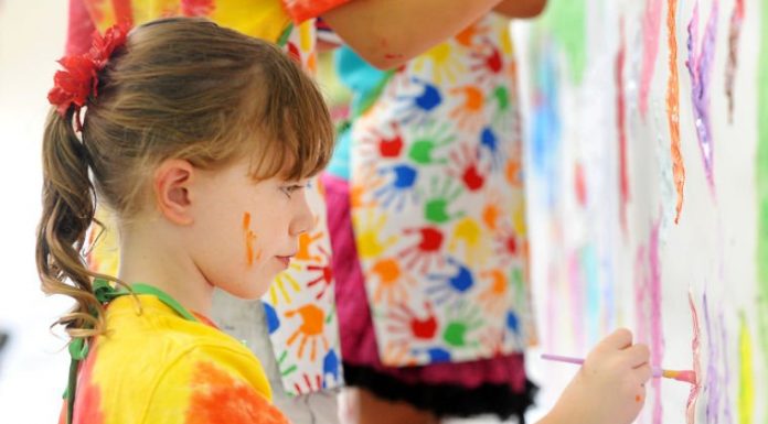 Colorful, creative kids