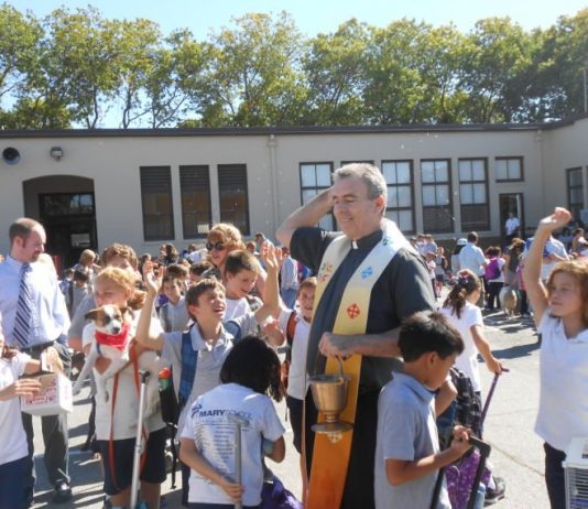 St. Mary School Blessing of the Animals