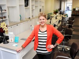 Blow-dry bar open for business