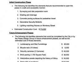 New paseo on the horizon