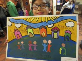 SMS Fourth Grader wins grand prize in city’s poster contest