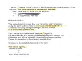 DA: Beware of ‘threatening’ eviction email
