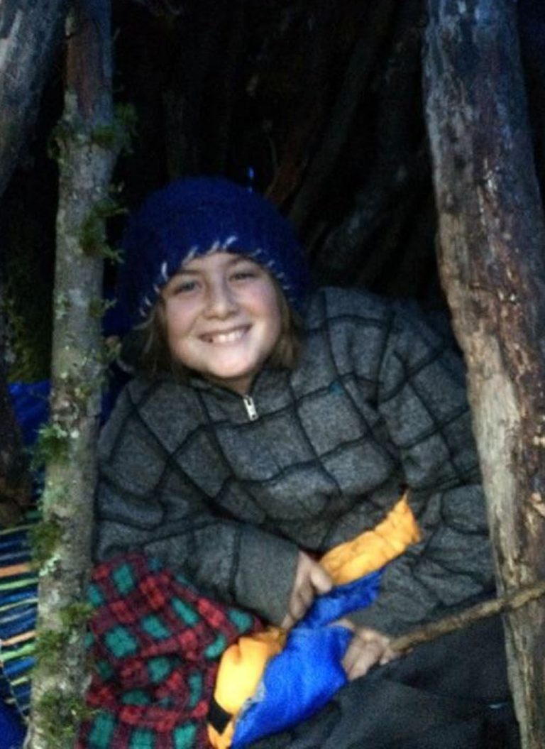 Middle school students take on shelter-building adventure