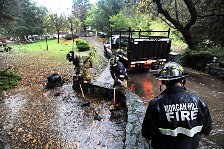 Storm drenches Morgan Hill