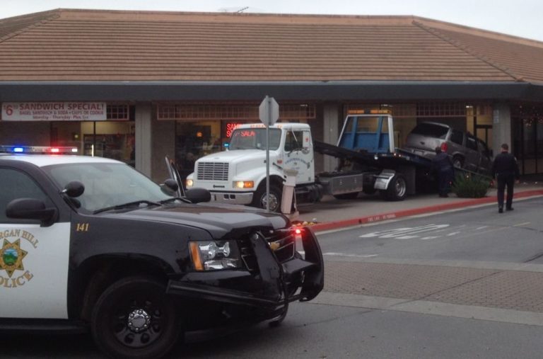 Police ram stolen vehicle, arrest two