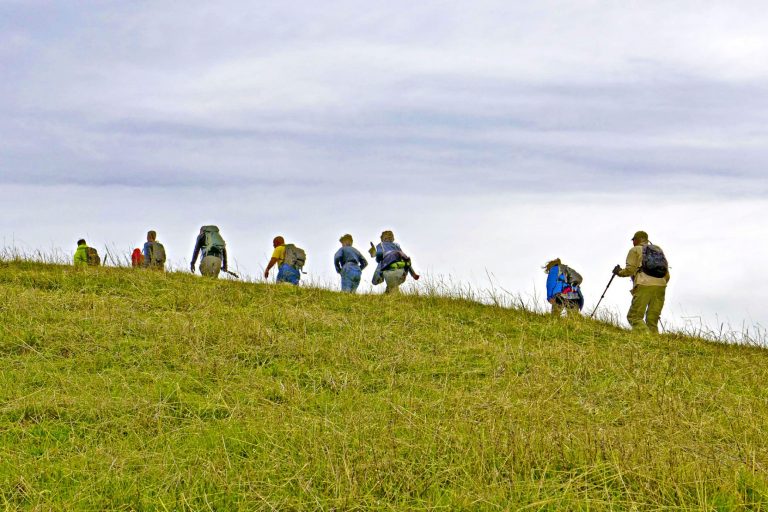 Docents ready to hike Sierra Vista Open Space Preserve