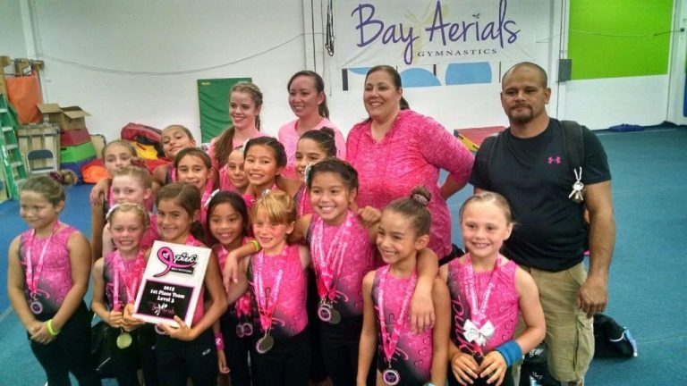 Gymnastics: Gilroyans win gold at Pink Meet Invitational
