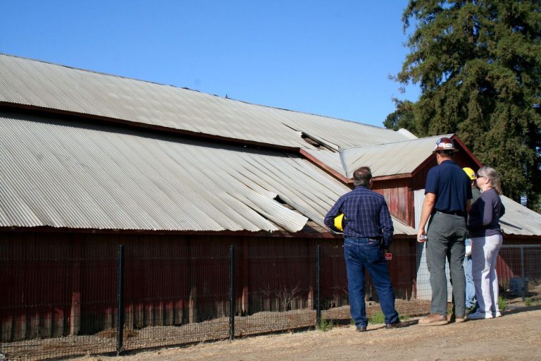 Red barn lovers finally get inside historic structure