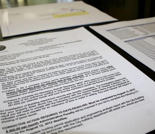 City spells out contacts on unsafe buildings