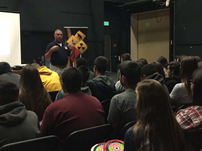 CHP preaches driver safety to high school seniors