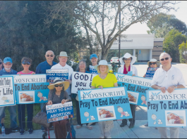 Silent Gilroy Vigil for 40 Days