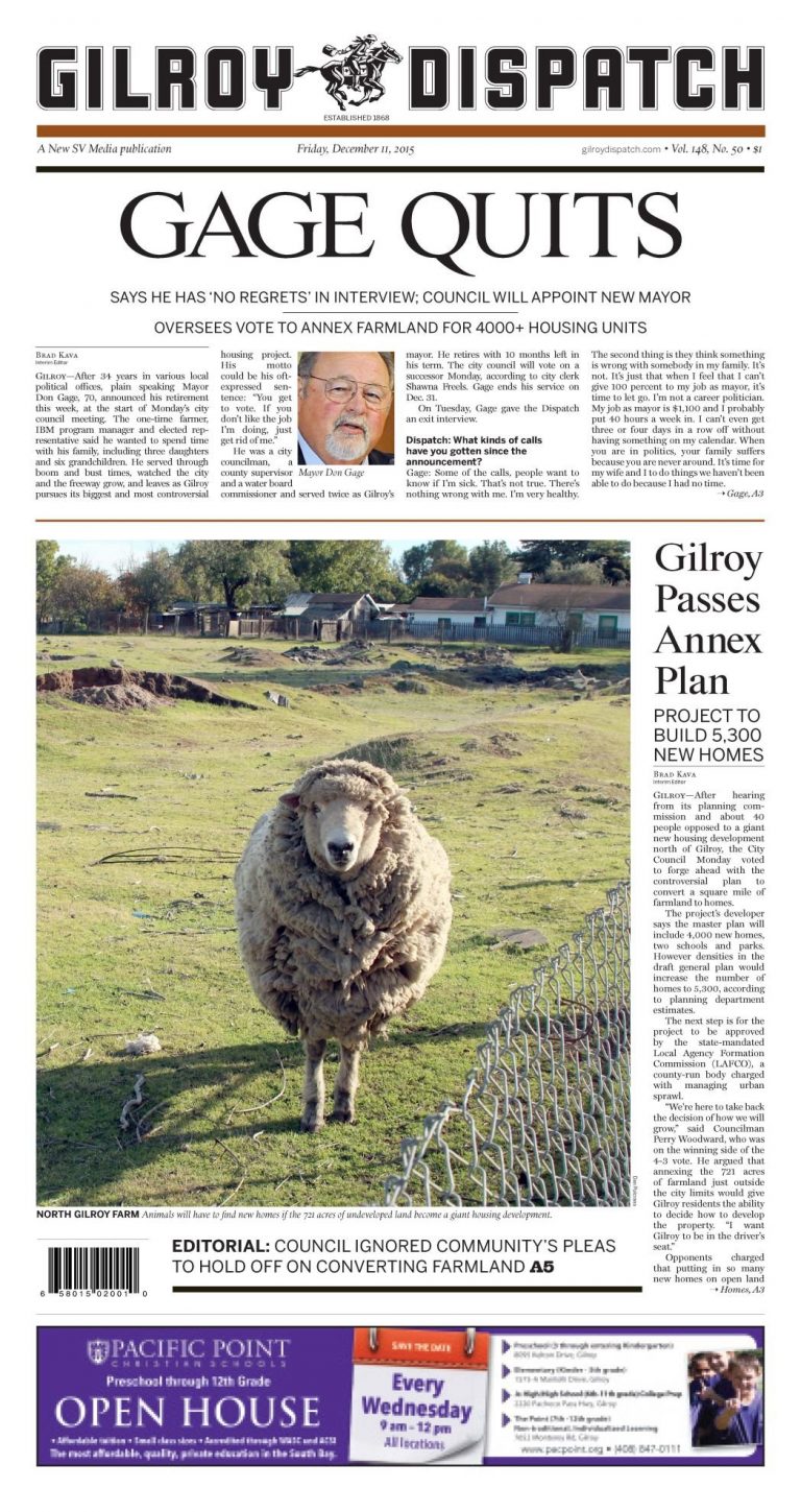 Dispatch wins two California newspaper honors