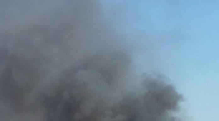 Five families displaced by San Martin fire