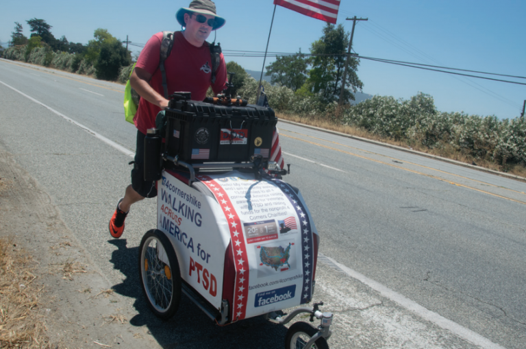 Walking 13,000 miles around the U.S.
