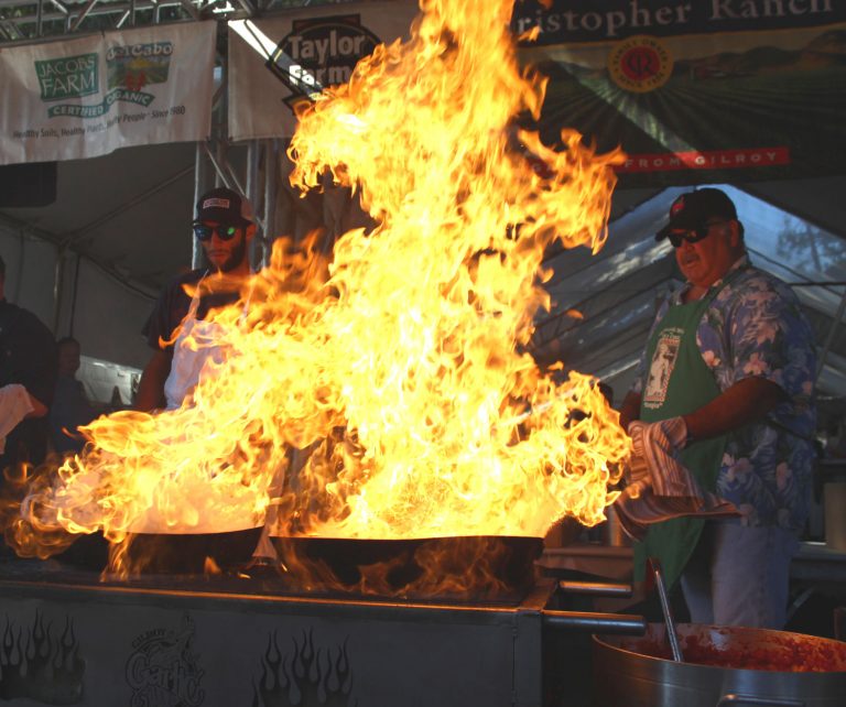 Locals go first at Garlic Festival