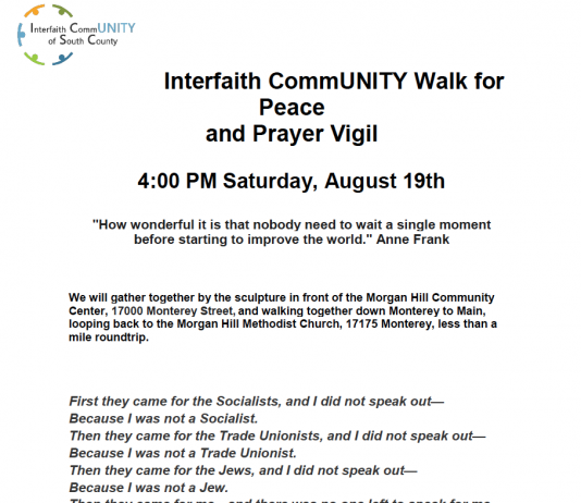 Gilroy and Morgan Hill communities join together in ‘Walk for Peace’