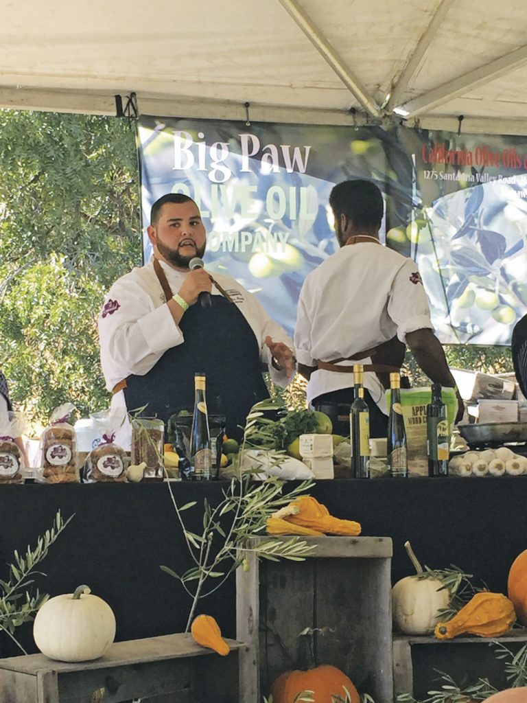 Local chef a hit at Olive Festival