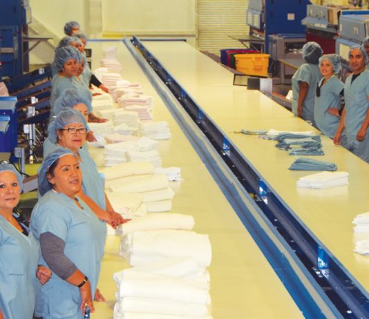 Laundry opens hospital service center
