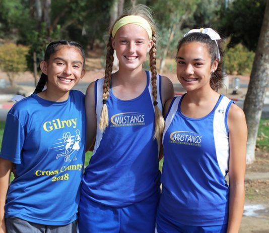 Gilroy cross country on the fast track