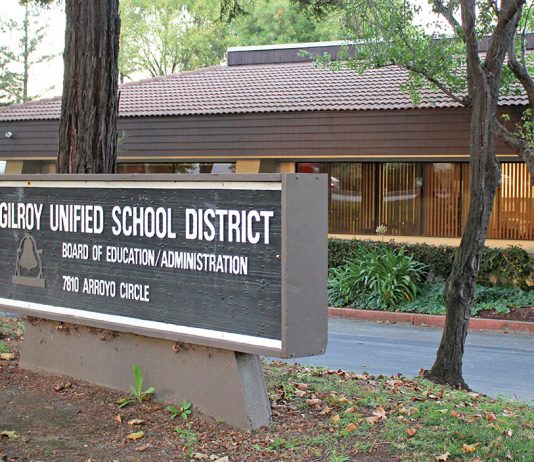 gilroy unified school district administration building camino arroyo