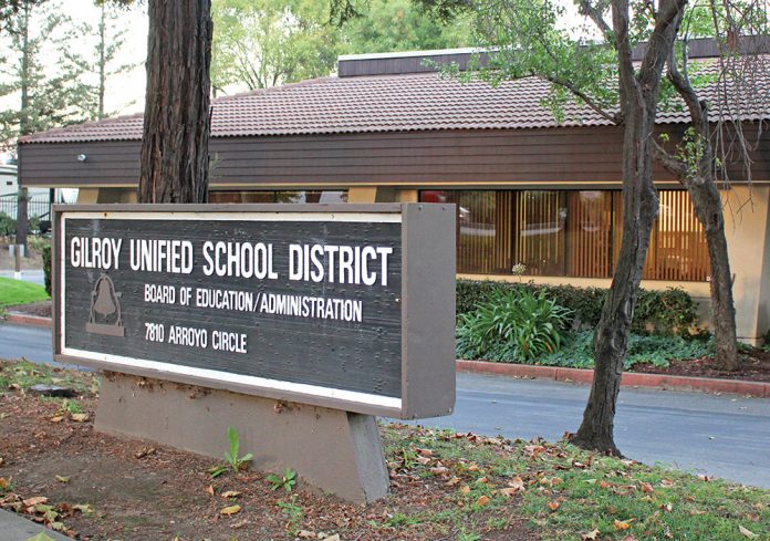 gilroy unified school district administration building camino arroyo