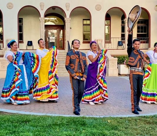 Fair, flag raising commemorate Coming Out Day national coming out day rebekah children's services Ensamble Folklorico Colibri
