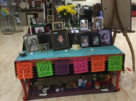 Dia de los Muertos Gilroy Center for the Arts altars