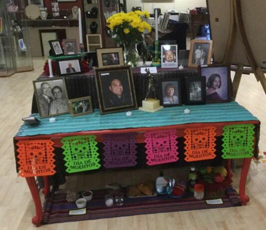 Dia de los Muertos Gilroy Center for the Arts altars