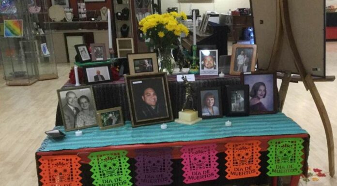 Dia de los Muertos Gilroy Center for the Arts altars