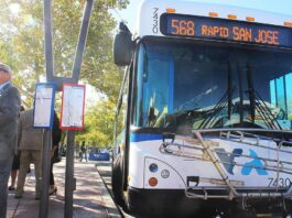 gilroy transit center bus santa clara valley transportation authority commuting glenn hendricks rapid 568
